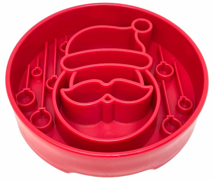 Santa Christmas Ebowl Deep Slow Feeder Dog Bowl For USA Made - gallery image 7