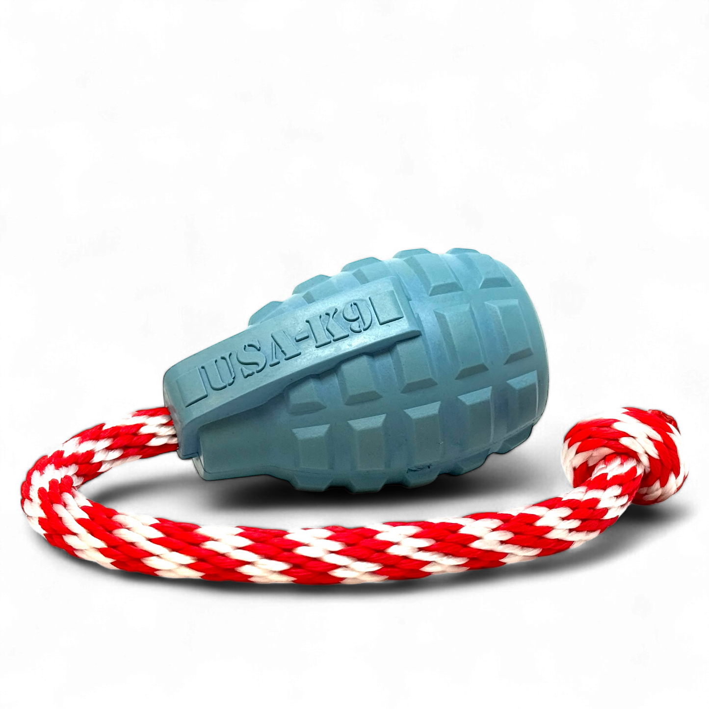 USA K9 Grenade Shaped Rubber Dog Toy Chew Treat Disp 65477 - gallery image 7
