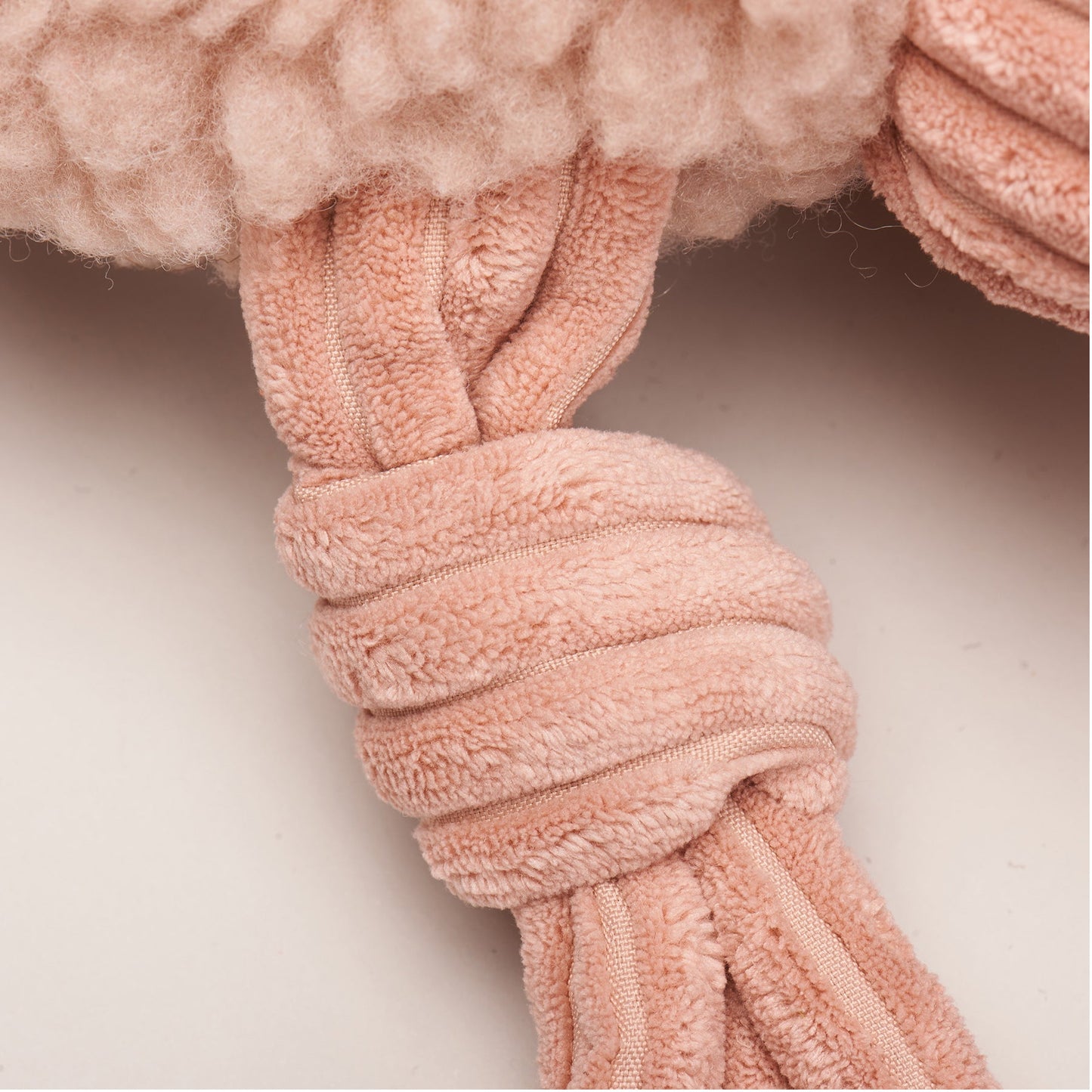 Dog Toy Penelope Pig HuggleFleece FlufferKnottie Plush Toy main product image for dogs and cats