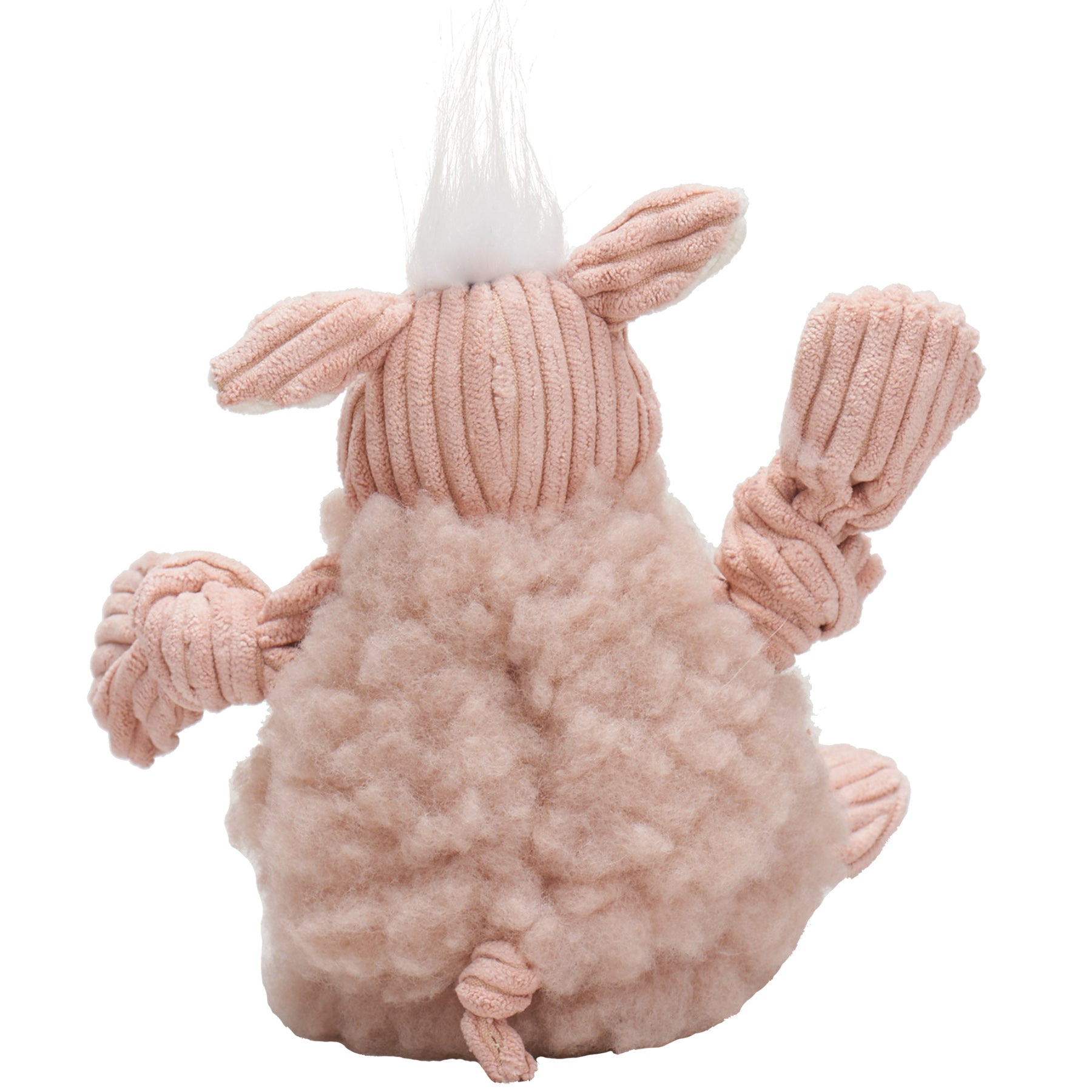 Dog Toy Penelope Pig HuggleFleece FlufferKnottie Plush Toy main product image for dogs and cats