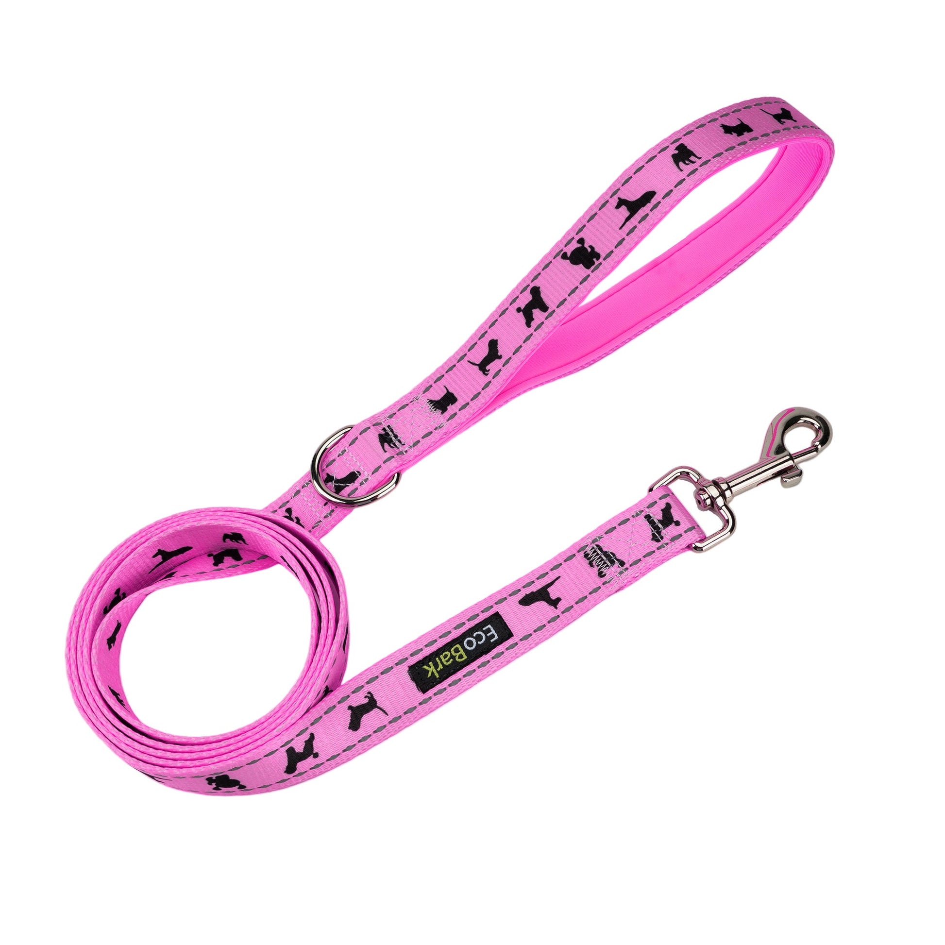 Dog Leash Pink Leash by EcoBark Padded Comfort Grip Leash - gallery product image for dog leash