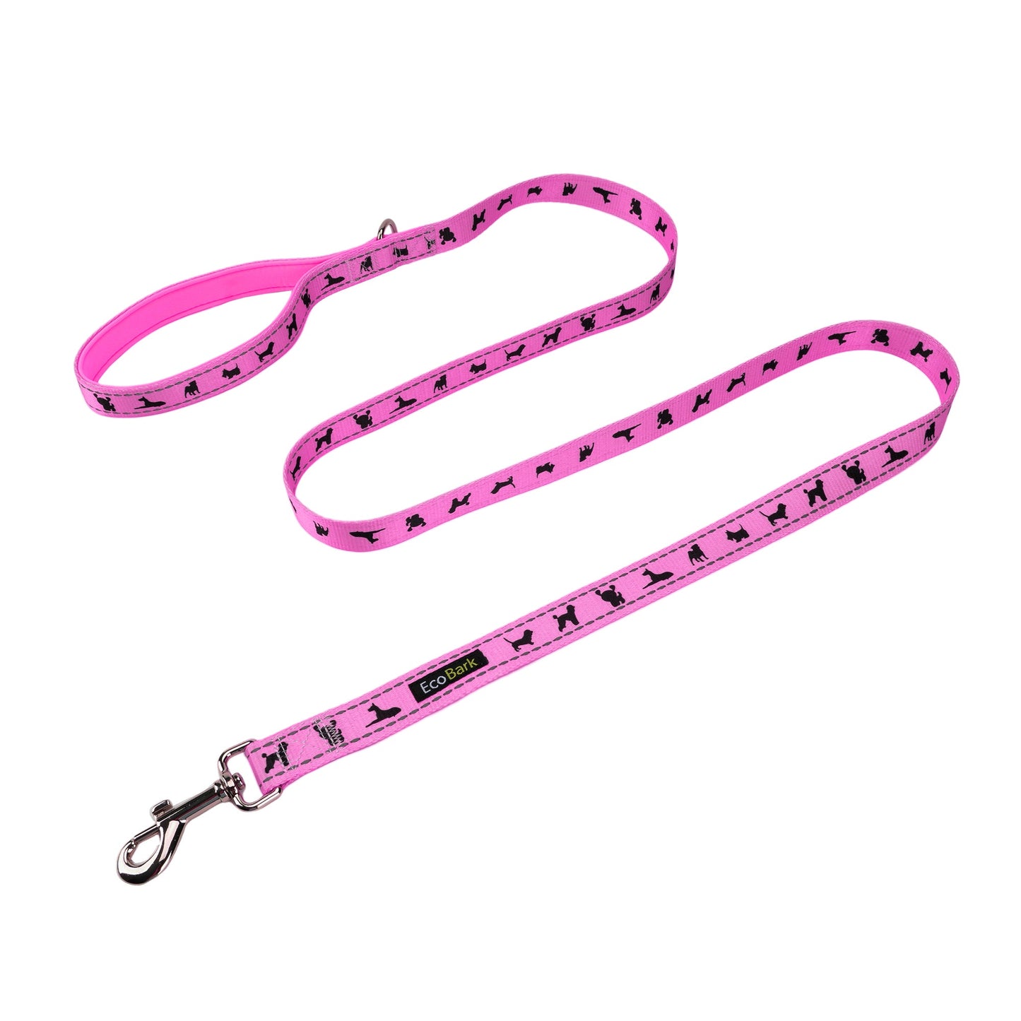 Dog Leash Pink Leash by EcoBark Padded Comfort Grip Leash - gallery product image for dog leash