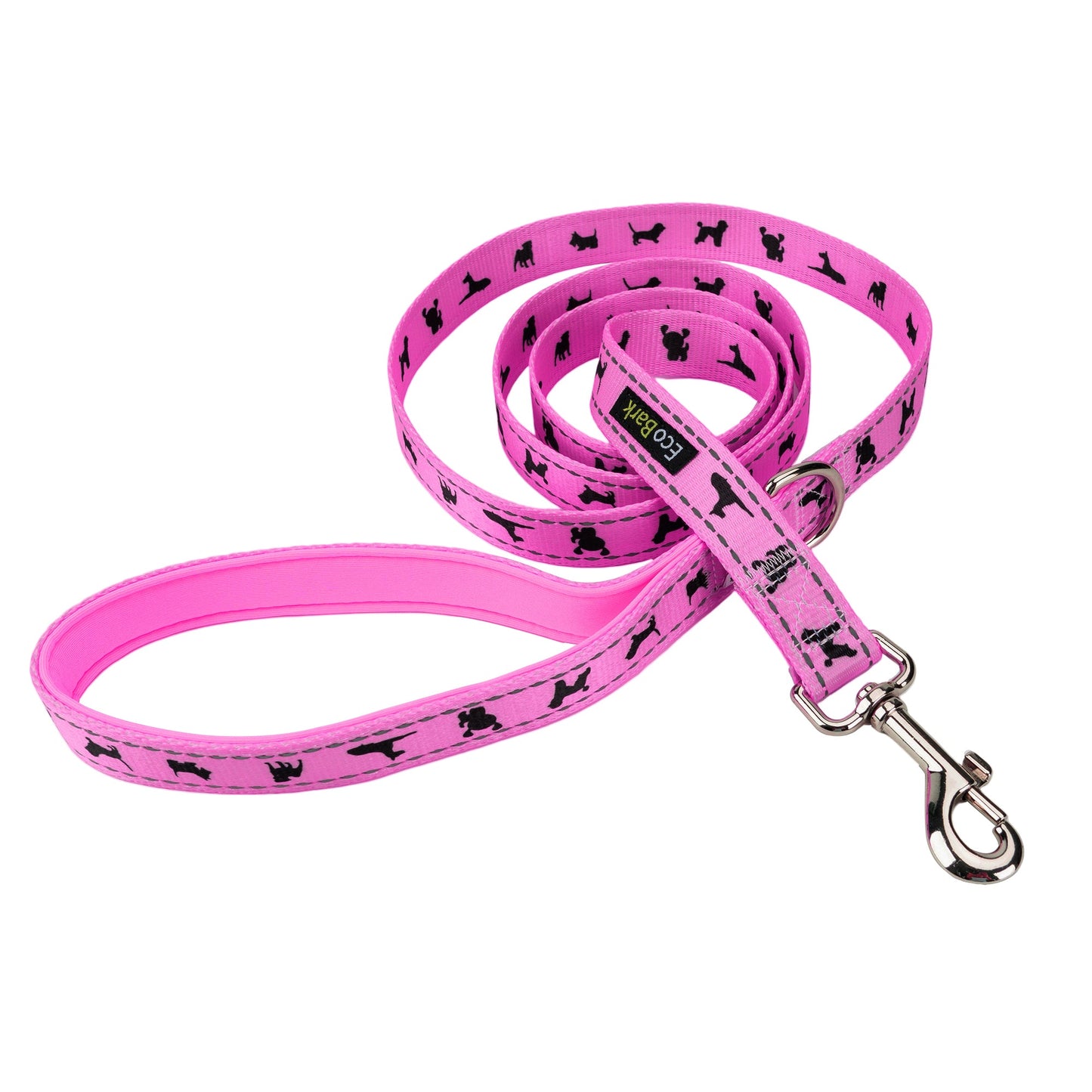 Dog Leash Pink Leash by EcoBark Padded Comfort Grip Leash - gallery product image for dog leash