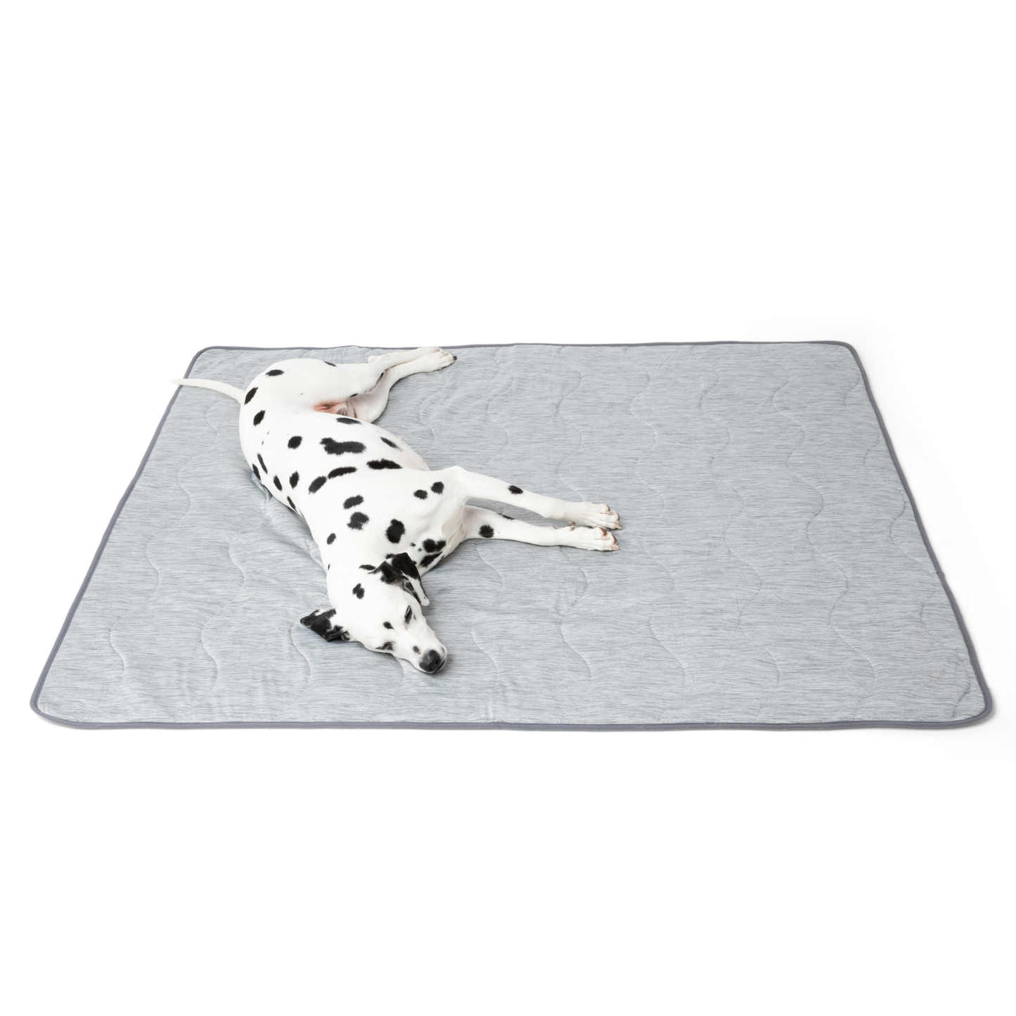 Pupchill Cooling Waterproof Blanket Arctic Grey Washable - close up view