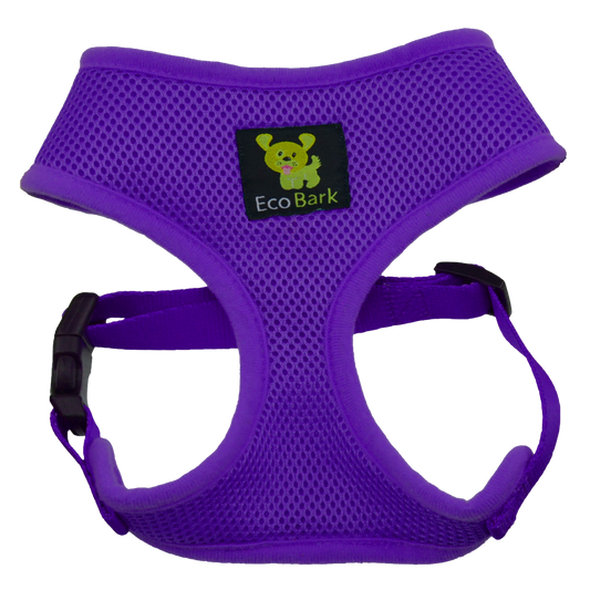 Dog Harness EcoBark Purple Harness Over-the-Head Soft Mesh - main product image for dog harness
