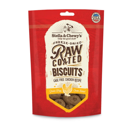 Stella & Chewy's Raw Coated Biscuit Chicken Dog Treats (9oz) - main product image