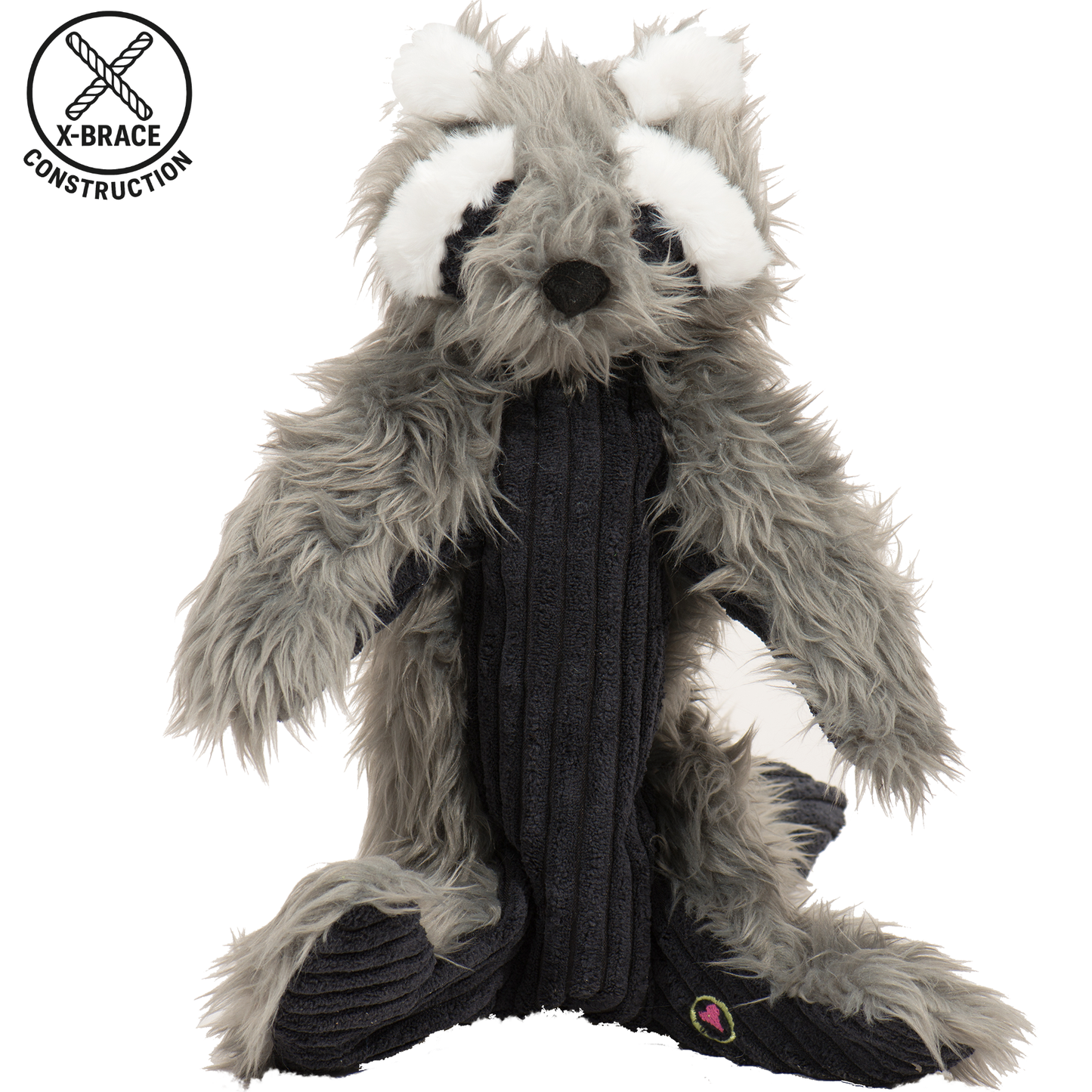 Dog Toy Redwood Raccoon X-Brace Plush Toy for Daily Use main product image for dogs and cats