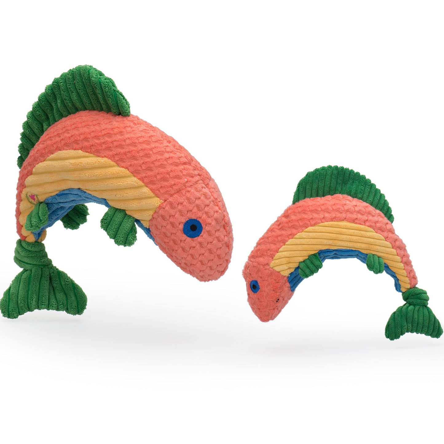 Dog Toy Raucous Rainbow Trout Knottie Plush Toy for Comfort main product image for dogs and cats