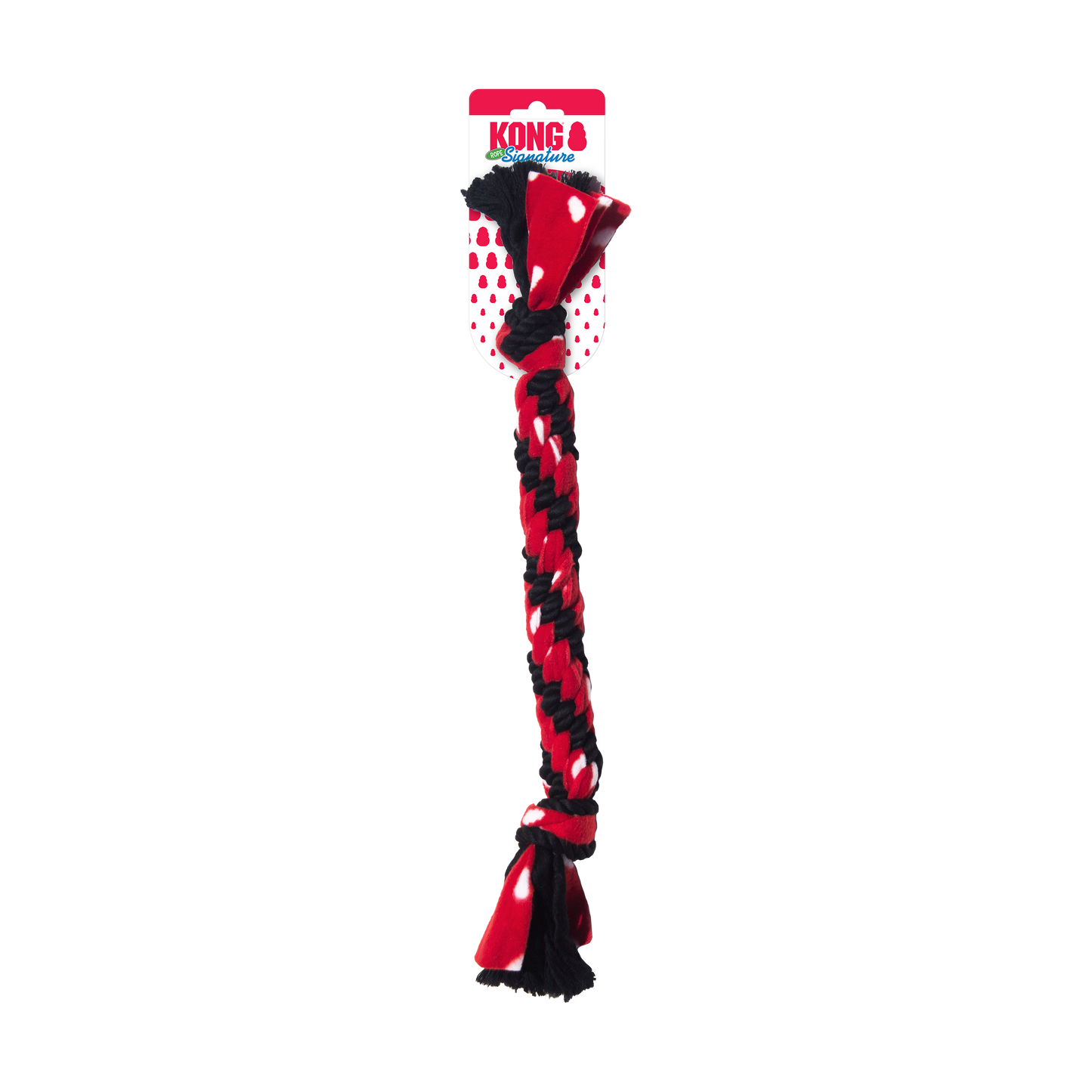 KONG Signature Rope Dual Knot Tug Dog Toy Durable Play - lifestyle view
