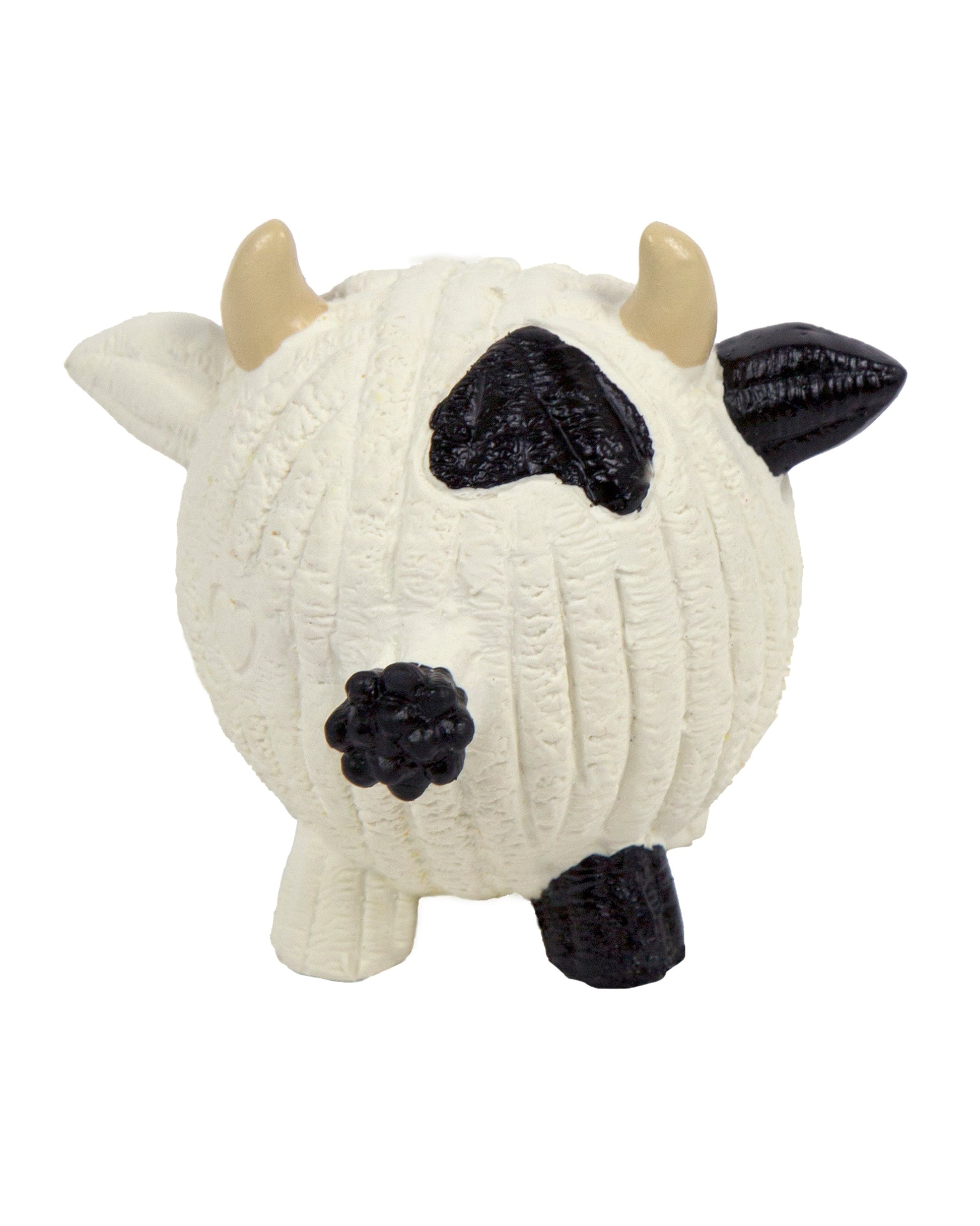 Dog Toy Dottie Cow Ruff-Tex Latex Ball Toy Large for Comfort main product image for dogs and cats