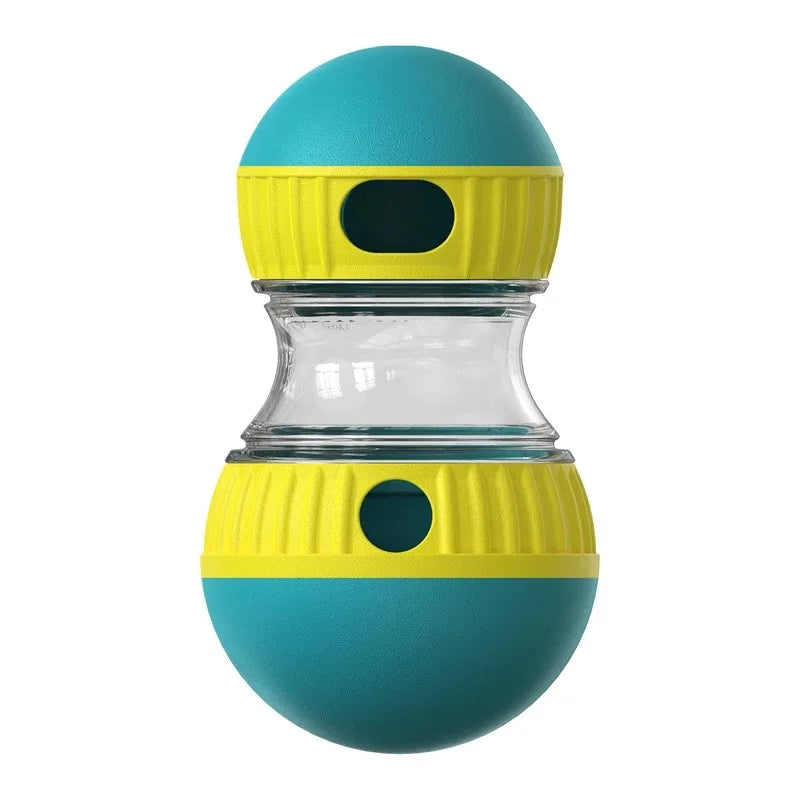 Dog Puzzle Toy Elliptical Track Rolling Increase Intelligence Ball Leaky Food Develop Good Habits Durable Interactive Pet Toy