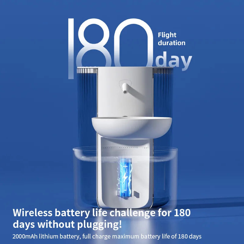 Cat Water Fountain Smart Wireless Drinking Fountain main product image for dogs and cats
