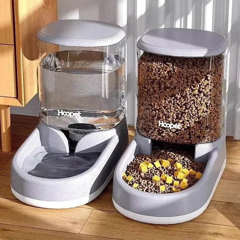 Cat Food HOOPET Feeding Drinker Large Capacity Automatic main product image for dogs and cats