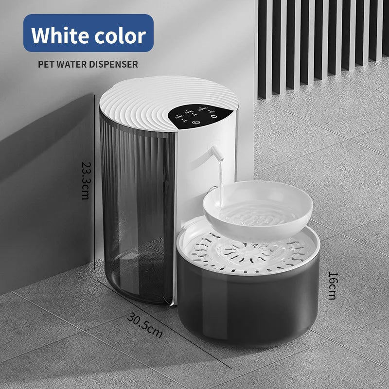 Cat Water Fountain 3L Wireless Drinking Fountain Rechargeable main product image for dogs and cats