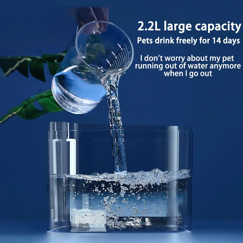Cat Water Fountain Automatic Recirculating Fountain main product image for dogs and cats