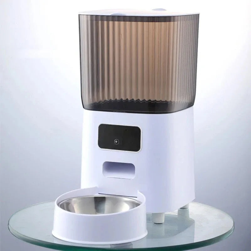 Cat Food 5L Double Bowls Smart Automatic Feeder With Camera main product image for dogs and cats