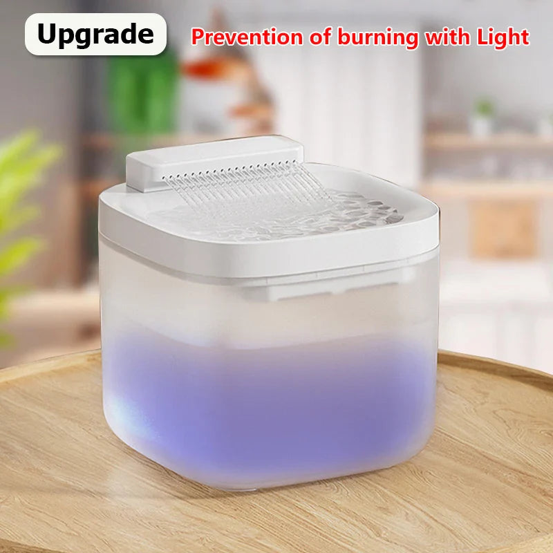 Cat Food 3L USB Water Fountain with Pump Filter Anti-Dry main product image for dogs and cats