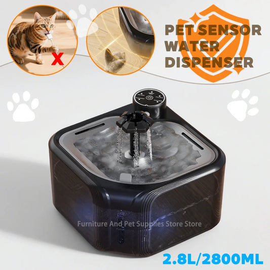 Cat Water Fountain Wireless Drinking Fountain 3600mAh 2800ML main product image for dogs and cats