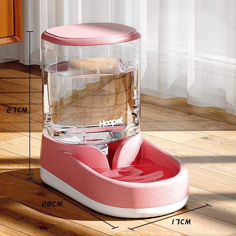 Cat Food HOOPET Feeding Drinker Large Capacity Automatic main product image for dogs and cats