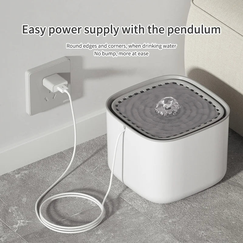 Cat Water Fountain Filtered Water Fountain and Cats for Daily Use main product image for dogs and cats