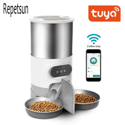 Cat Food Tuya Smart APP Feeder Food Dispenser Suitable For main product image for dogs and cats