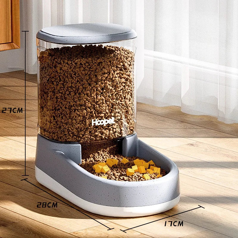 Cat Food HOOPET Feeding Drinker Large Capacity Automatic main product image for dogs and cats