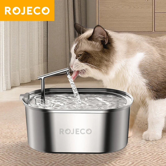 Cat Water Fountain Stainless Steel Drinking Fountain Automatic main product image for dogs and cats