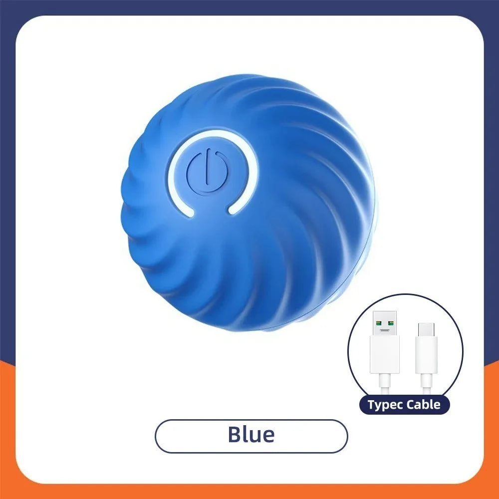 Smart Dog Toy Ball Electronic Interactive Pet Toy Ball USB Automatic Bouncing Rolling Toy Ball With RGB Lights Puppy Cat Prod
