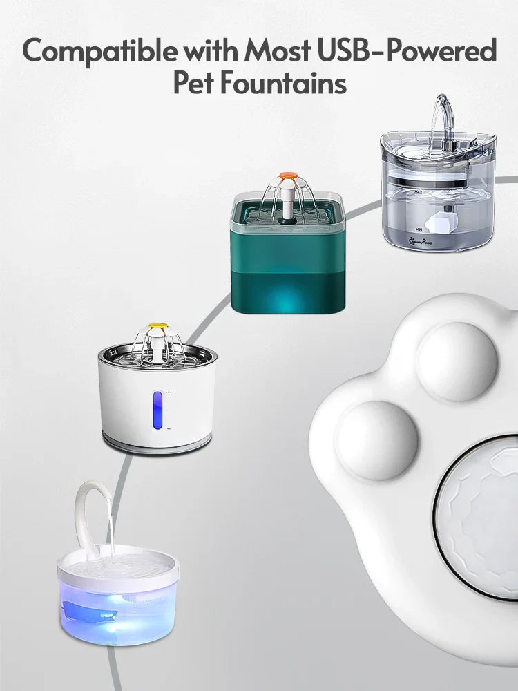 Cat PIR Motion Sensor Drinking Fountain main product image for dogs and cats
