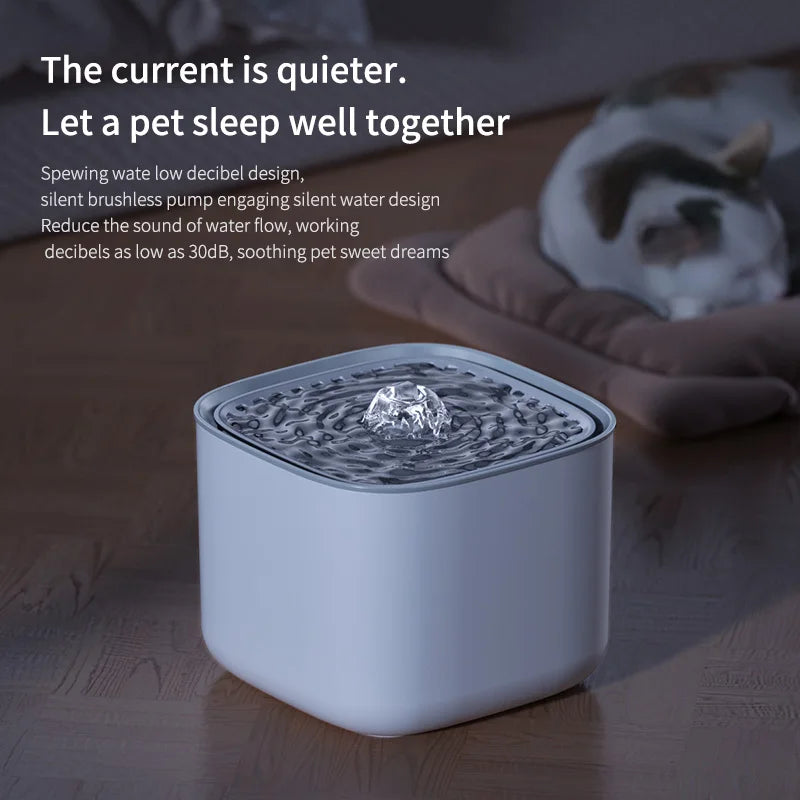 Cat Water Fountain Filtered Water Fountain and Cats for Daily Use main product image for dogs and cats