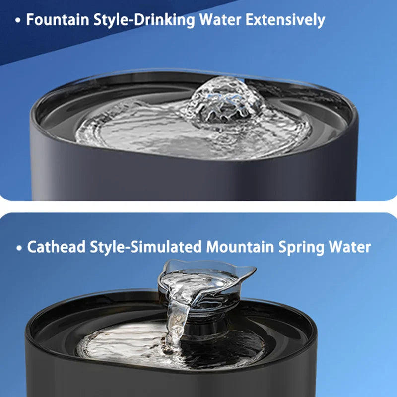 Cat Water Fountain Automatic Recirculating Fountain main product image for dogs and cats