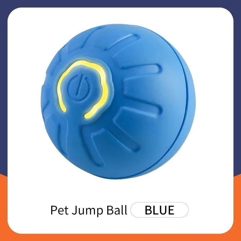 Smart Dog Toy Ball Electronic Interactive Pet Toy Ball USB Automatic Bouncing Rolling Toy Ball With RGB Lights Puppy Cat Prod