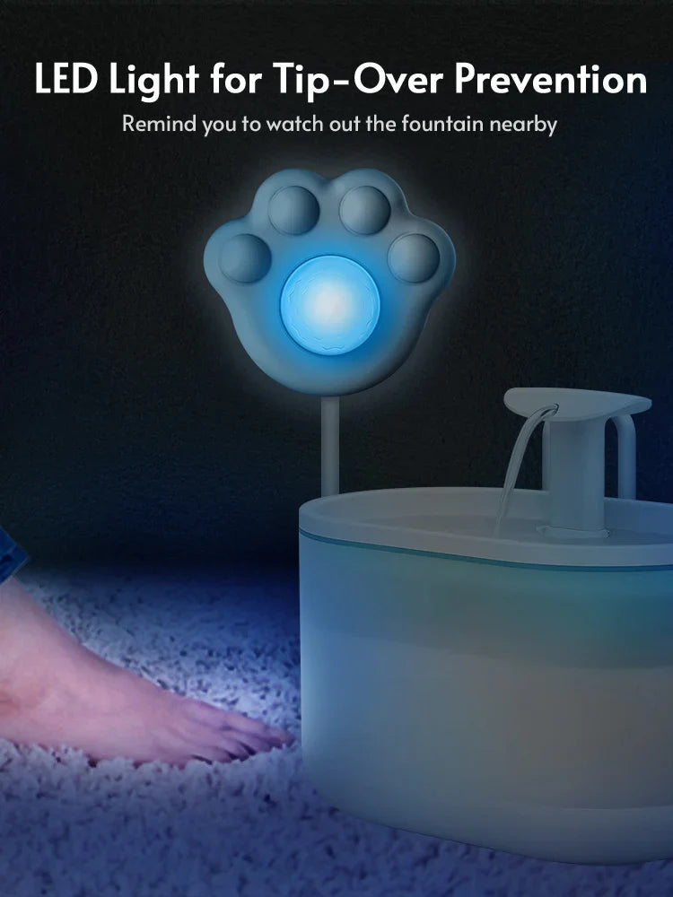 Cat PIR Motion Sensor Drinking Fountain main product image for dogs and cats