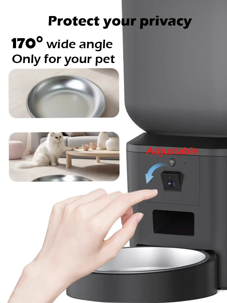 Cat Food Furpipi 8L Smart Automatic Feeders with 1080P HD main product image for dogs and cats