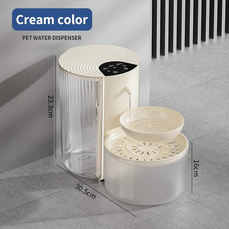 Cat Water Fountain 3L Wireless Drinking Fountain Rechargeable main product image for dogs and cats