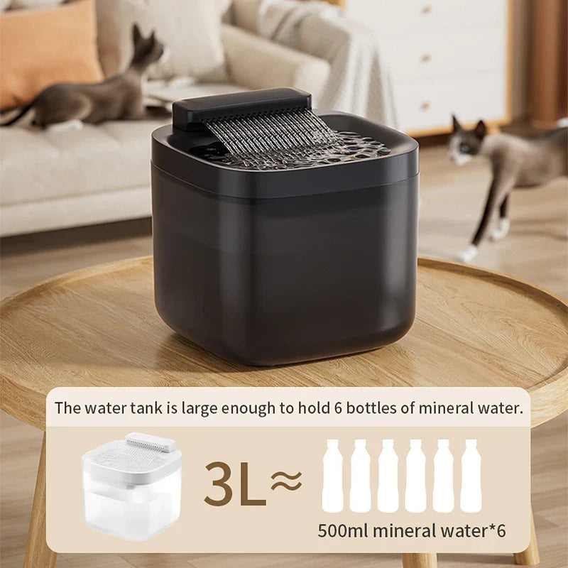 Cat Food 3L USB Water Fountain with Pump Filter Anti-Dry main product image for dogs and cats
