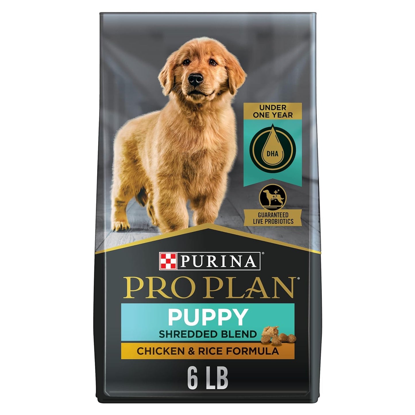 Pro Plan Puppy Shredded Blend Chicken Rice Formula Dry Dog - main product image