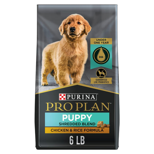 Pro Plan Puppy Shredded Blend Chicken Rice Formula Dry Dog - main product image