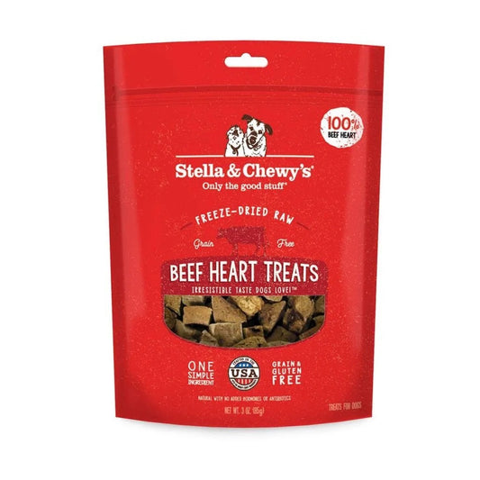 Stella & Chewy's Freeze Dried Beef Heart Dog Treat (3oz) - main product image