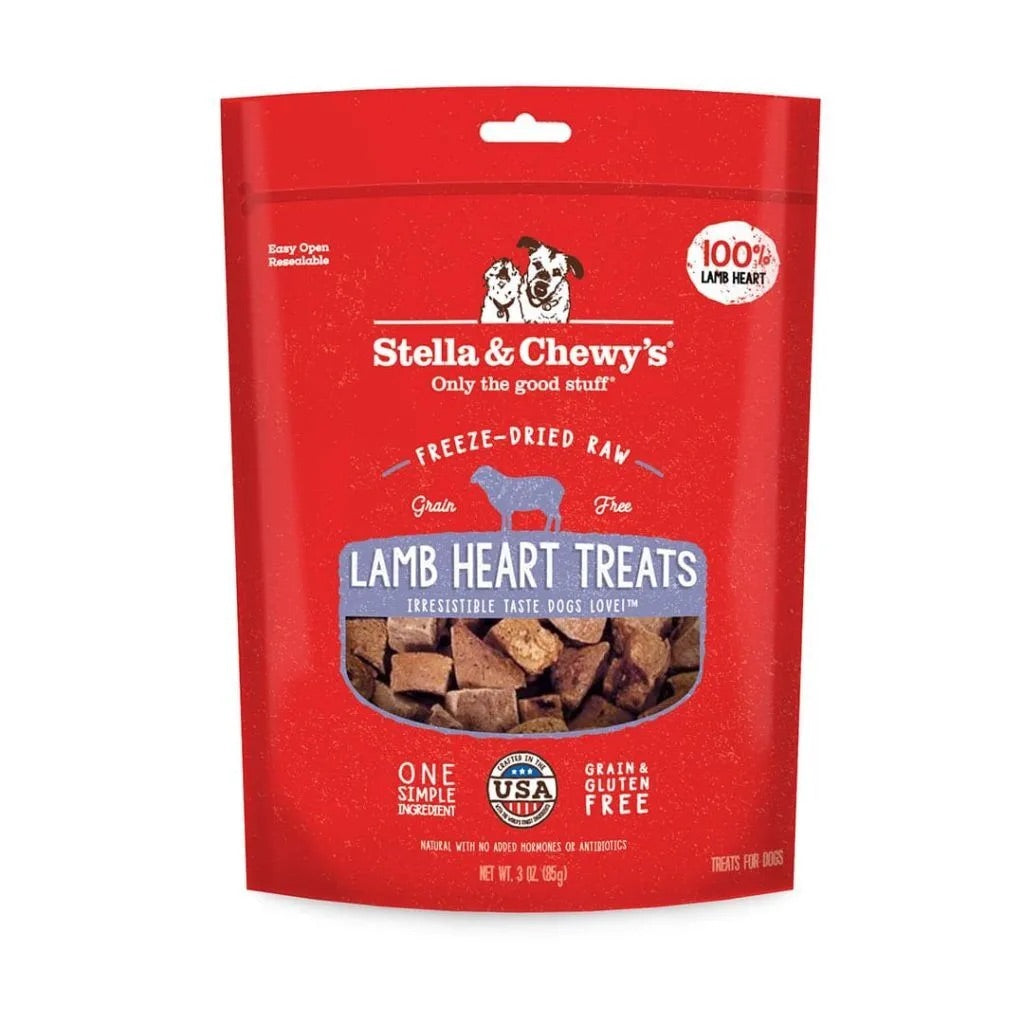 Stella & Chewy's Freeze Dried Lamb Heart Dog Treat (3oz) - main product image