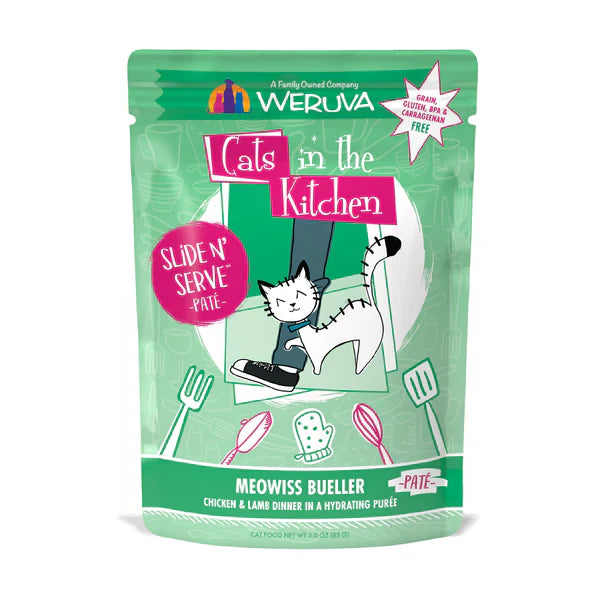 Cats In The Kitchen Pate Slide N Serve Meowiss Bueller Lamb - main product image