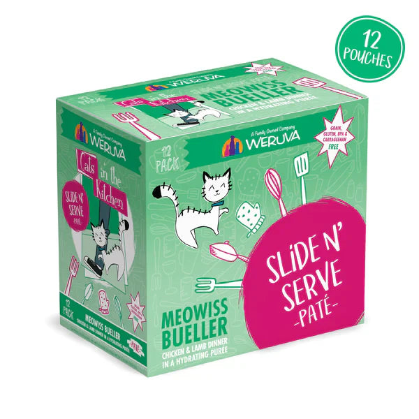 Cats In The Kitchen Pate Slide N Serve Meowiss Bueller Lamb - lifestyle view