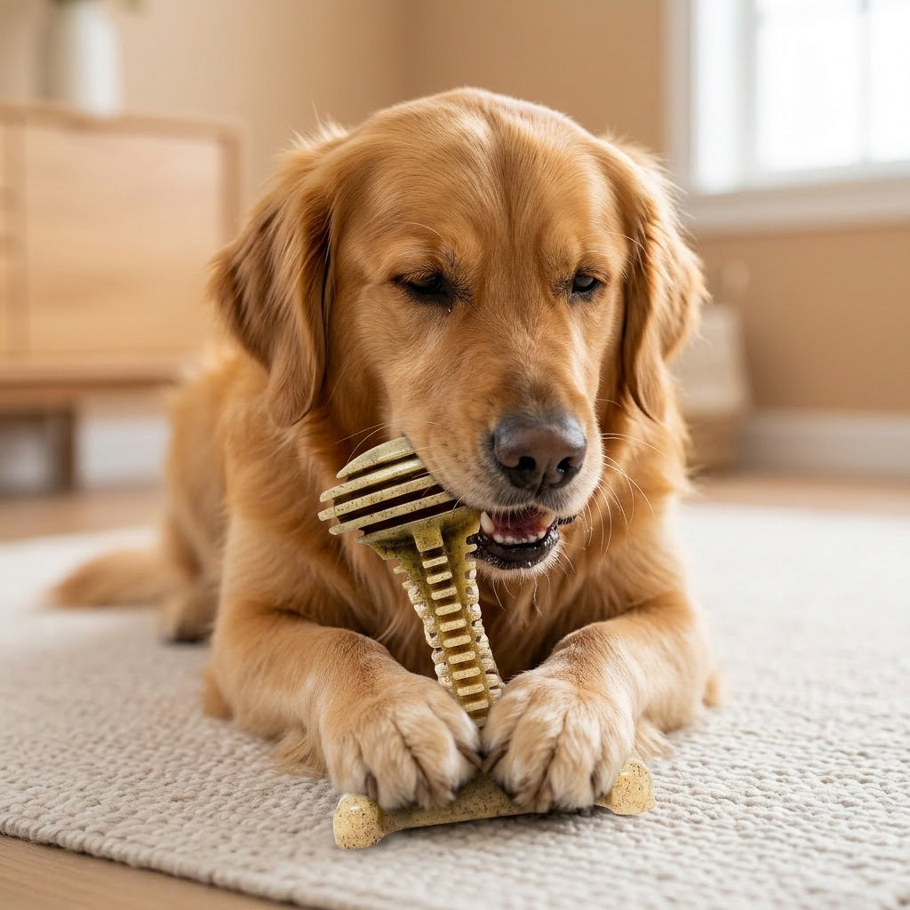 Honey Bone Dental Tower Indestructible Nylon Dog Chew Toy - detail view for Dog Toys