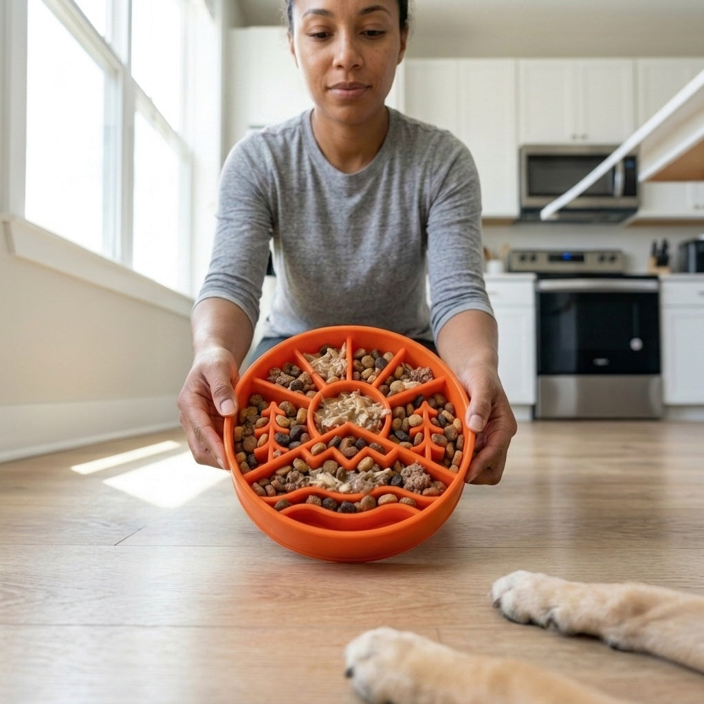 Great Outdoors Ebowl Slow Feeder Dog Bowl Enrichment USA Pet - gallery image 11