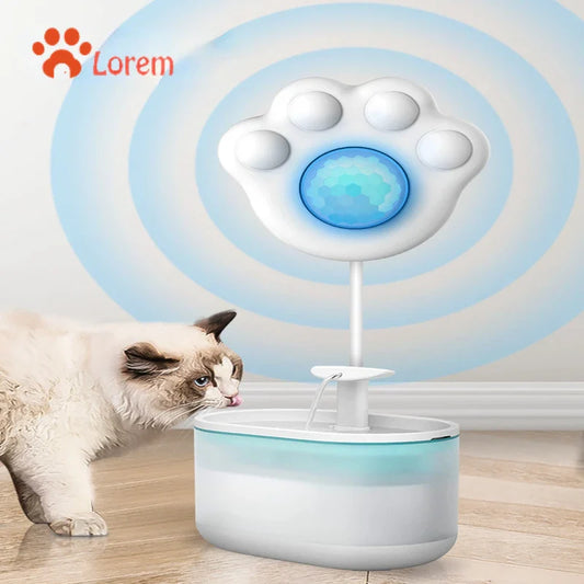 Cat PIR Motion Sensor Drinking Fountain main product image for dogs and cats