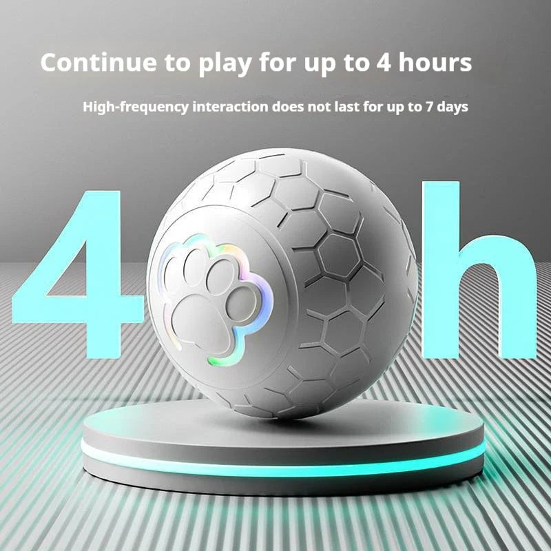 Smart Dog Toy Ball Electronic Interactive Pet Toy Ball USB Automatic Bouncing Rolling Toy Ball With RGB Lights Puppy Cat Prod