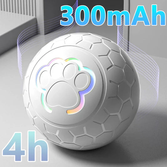 Smart Dog Toy Ball Electronic Interactive Pet Toy Ball USB Automatic Bouncing Rolling Toy Ball With RGB Lights Puppy Cat Prod