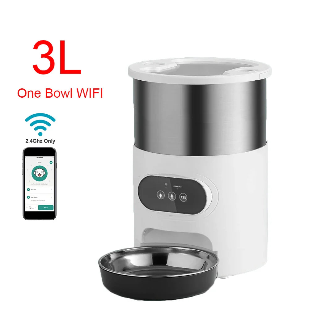 Cat Food Tuya Smart APP Feeder Food Dispenser Suitable For main product image for dogs and cats
