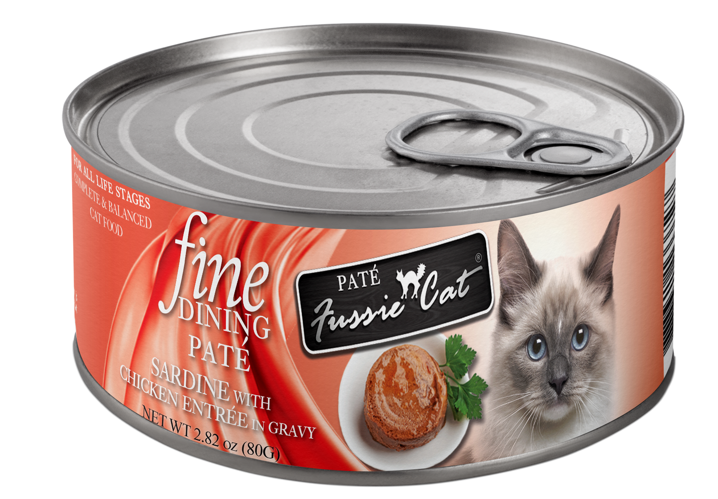 Fussie Cat Fine Dining Pate Sardine With Chicken Entree In 2 - main product image