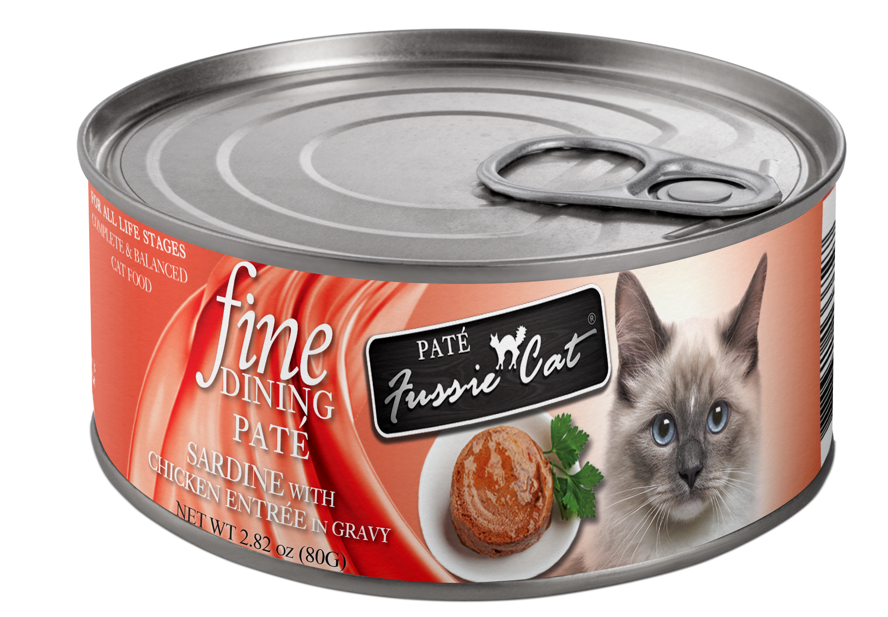 Fussie Cat Fine Dining Pate Sardine With Chicken Entree In 2 - main product image